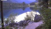 Archived webcam image showing View to Luitpoldweg at lake Hintersee near Ramsau on 12 Jul 2026 at 22:11