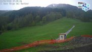 Archived webcam image showing Prali Ski Resort - Baby Ghigo Slope on 10 May 2026 at 07:41