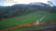 Archived webcam image showing Prali Ski Resort - Baby Ghigo Slope on 10 May 2026 at 08:41