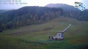 Archived webcam image showing Prali Ski Resort - Baby Ghigo Slope on 21 Oct 2026 at 08:42