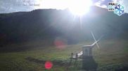 Archived webcam image showing Prali Ski Resort - Baby Ghigo Slope on 21 Oct 2026 at 10:42