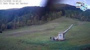 Archived webcam image showing Prali Ski Resort - Baby Ghigo Slope on 21 Oct 2026 at 12:42