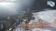 Archived webcam image showing Malzat Chair Lift - Prali Ski Resort on 17 Apr 2026 at 08:30