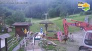 Archived webcam image showing Malzat Chair Lift - Prali Ski Resort on 10 Jun 2026 at 07:19