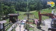 Archived webcam image showing Malzat Chair Lift - Prali Ski Resort on 10 Jun 2026 at 12:19