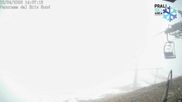 Archived webcam image showing Prali Ski Resort - Bric Rond (2540 m) on 29 Apr 2026 at 12:27