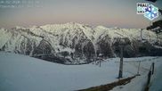 Archived webcam image showing Prali Ski Resort - Bric Rond (2540 m) on 26 Feb 2026 at 07:53
