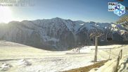 Archived webcam image showing Prali Ski Resort - Bric Rond (2540 m) on 26 Feb 2026 at 16:53