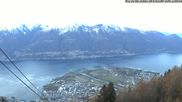 Archived webcam image showing Cardada: Aerialtram on 30 Mar 2026 at 07:37