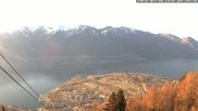 Archived webcam image showing Cardada: Aerialtram on 30 Mar 2026 at 08:37