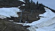 Archived webcam image showing Kåbdalis Ski Resort - Beccabacken on 14 May 2026 at 08:46