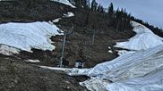 Archived webcam image showing Kåbdalis Ski Resort - Beccabacken on 14 May 2026 at 10:46