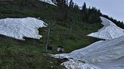 Archived webcam image showing Kåbdalis Ski Resort - Beccabacken on 14 Jun 2026 at 08:14