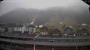 Archived webcam image showing Engelberg Village on 12 Apr 2026 at 08:34
