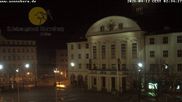 Archiviertes Webcam Bild: Bahnhofplatz Sonneberg - Blick auf das Neue Rathaus am 12.04.2026 um 02:54 Uhr