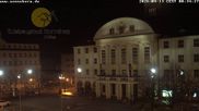 Archiviertes Webcam Bild: Bahnhofplatz Sonneberg - Blick auf das Neue Rathaus am 13.04.2026 um 00:09 Uhr