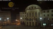 Archiviertes Webcam Bild: Bahnhofplatz Sonneberg - Blick auf das Neue Rathaus am 13.04.2026 um 02:09 Uhr