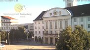 Archiviertes Webcam Bild: Bahnhofplatz Sonneberg - Blick auf das Neue Rathaus am 12.07.2026 um 07:34 Uhr