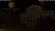 Archiviertes Webcam Bild: Bahnhofplatz Sonneberg - Blick auf das Neue Rathaus am 12.07.2026 um 00:34 Uhr