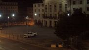 Archived webcam image showing Bahnhofplatz Sonneberg - View of the Town Hall on 20 Sep 2026 at 00:28