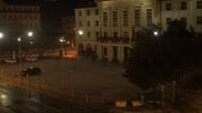 Archived webcam image showing Bahnhofplatz Sonneberg - View of the Town Hall on 20 Sep 2026 at 20:53
