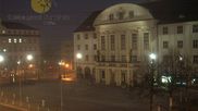 Archiviertes Webcam Bild: Bahnhofplatz Sonneberg - Blick auf das Neue Rathaus am 26 Feb 2026 um 06:26 Uhr