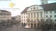Archiviertes Webcam Bild: Bahnhofplatz Sonneberg - Blick auf das Neue Rathaus am 26 Feb 2026 um 08:26 Uhr