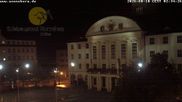 Archiviertes Webcam Bild: Bahnhofplatz Sonneberg - Blick auf das Neue Rathaus am 10.10.2026 um 02:53 Uhr