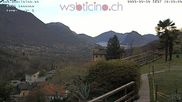 Archived webcam image showing Lugano San Salvatore - View to Lugano on 30 Mar 2026 at 18:40