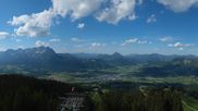 Archiviertes Webcam Bild: St. Johann in Tirol: Panoramablick Bergstation Harschbichl am 28.05.2026 um 16:45 Uhr