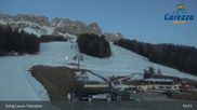 Archived webcam image showing Carezza: Base Station King Laurin on 4 Apr 2026 at 01:59