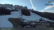 Archived webcam image showing Carezza: Base Station King Laurin on 5 Apr 2026 at 07:50
