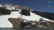 Archived webcam image showing Carezza: Base Station King Laurin on 5 Apr 2026 at 15:50