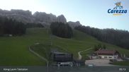 Archiviertes Webcam Bild: Carezza: Talstation König Laurin am 28.05.2026 um 05:20 Uhr