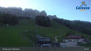 Archiviertes Webcam Bild: Carezza: Talstation König Laurin am 28.05.2026 um 08:20 Uhr