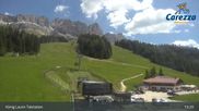 Archiviertes Webcam Bild: Carezza: Talstation König Laurin am 28.05.2026 um 13:20 Uhr