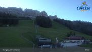 Archived webcam image showing Carezza: Base Station King Laurin on 4 Jul 2026 at 08:26