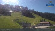 Archived webcam image showing Carezza: Base Station King Laurin on 4 Jul 2026 at 09:26
