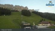 Archived webcam image showing Carezza: Base Station King Laurin on 4 Jul 2026 at 03:26
