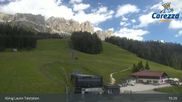 Archived webcam image showing Carezza: Base Station King Laurin on 4 Jul 2026 at 15:26