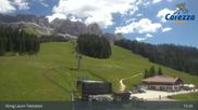 Archived webcam image showing Carezza: Base Station King Laurin on 4 Jul 2026 at 13:26