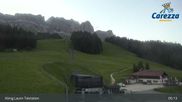 Archived webcam image showing Carezza: Base Station King Laurin on 3 Jul 2026 at 05:33