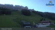 Archived webcam image showing Carezza: Base Station King Laurin on 3 Jul 2026 at 08:33