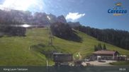 Archived webcam image showing Carezza: Base Station King Laurin on 3 Jul 2026 at 09:33