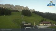 Archived webcam image showing Carezza: Base Station King Laurin on 3 Jul 2026 at 03:33