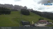 Archived webcam image showing Carezza: Base Station King Laurin on 3 Jul 2026 at 11:33
