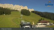 Archived webcam image showing Carezza: Base Station King Laurin on 12 Jul 2026 at 19:08