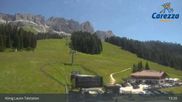 Archiviertes Webcam Bild: Carezza: Talstation König Laurin am 12.07.2026 um 13:39 Uhr