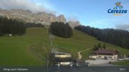 Archiviertes Webcam Bild: Carezza: Talstation König Laurin am 26.08.2026 um 19:21 Uhr