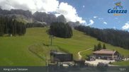 Archiviertes Webcam Bild: Carezza: Talstation König Laurin am 26.08.2026 um 13:21 Uhr